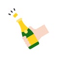Party drinks vector, Summer party related flat icon