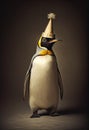 Party Emperor Penguin wearing hat