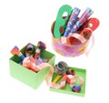 Party Favors in Boxes Royalty Free Stock Photo