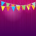 Party Flags Royalty Free Stock Photo