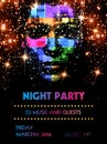 Party Flyer Template Royalty Free Stock Photo