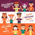 Party With Greasepaint Banners Set