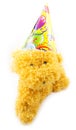 Party handmade toy on a white background