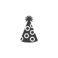 Party hat vector icon Royalty Free Stock Photo