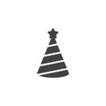 Party hat vector icon Royalty Free Stock Photo