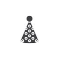 Party hat vector icon Royalty Free Stock Photo