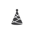 Party hat vector icon Royalty Free Stock Photo
