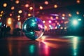 party lights disco ball Royalty Free Stock Photo