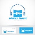 Party music logo