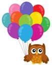Party owl topic image 3 Royalty Free Stock Photo