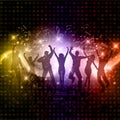 Party people background Royalty Free Stock Photo
