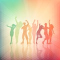 Party people background Royalty Free Stock Photo