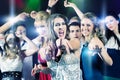 Party people dancing in disco club Royalty Free Stock Photo