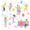 Party people icons.