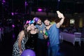 Tel-Aviv, Israel - 10.16.2018. Party people taking selfie. Dance floor, fun, wedding Royalty Free Stock Photo