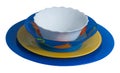 Party plates Royalty Free Stock Photo