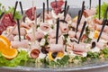 Party platter of sandwiches. Catering food