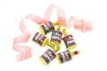 Party Poppers and Curling Ribbon Royalty Free Stock Photo