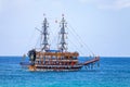 Party sailing ship Kaptan Barbossa