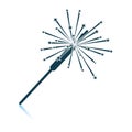 Party sparkler icon Royalty Free Stock Photo