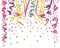 Colourful Party Streamers Royalty Free Stock Photo