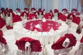 Party tables Royalty Free Stock Photo