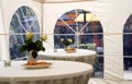 Party tent in garden 2 Royalty Free Stock Photo