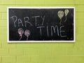 Party Time Sign