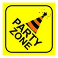 Party zone Royalty Free Stock Photo