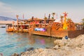 Party on Zrce beach, Novalja, Pag island, Croatia. Royalty Free Stock Photo