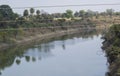 Parvati or Parbati River flowing near Ashta Town Sehore District Royalty Free Stock Photo