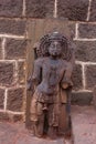 Parvati Statue, Bhuleshwar Temple Entrance, Maharshtra Royalty Free Stock Photo