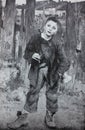 Pas MÃÂ¨che Nothing doing Young poor boy by J. Bastien-Lepage in the vintage book One hundred masterpieces of art by O.I.