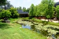 The Norton Simon Museum Exterior With Pond and Park