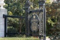 Huntington Library Entrance and Logo