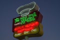 The Hat Restaurant Neon Sign Pasadena