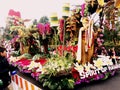 Pasadena, California 2017 Tournament of Roses Parade: Dole Company of Hawaii float in the post-parade area * January 2, 2017