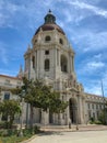 The Pasadena City Hall main tower and arcade.