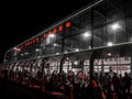 Pasar Senen train station at night