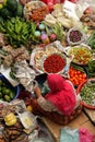 Pasar Siti Khadijah (Kota Bharu Central Market), Kelantan, Malaysia Royalty Free Stock Photo