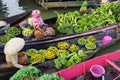 Pasar Terapung or floating market is traditional markets in Banjarmasin, South Kalimantan Royalty Free Stock Photo