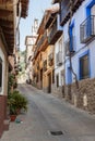 PASARON DE LA VERA SPAIN - March 24 2012: Building streets and architecturs Royalty Free Stock Photo