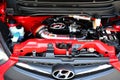 Hyundai eon engine at Manila International Auto Show in Pasay, Philippines