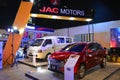 Jac motors booth at Manila International Auto Show in Pasay, Philippines