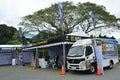 Foton easy and convenient mobile service booth at Foton Big Show in Pasay, Philippines