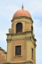 Archdiocesan Shrine of Jesus the Way, the Truth, and the Life church bell tower facade in Pasay, Philippines Royalty Free Stock Photo