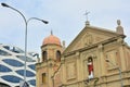 Archdiocesan Shrine of Jesus the Way, the Truth, and the Life church facade in Pasay, Philippines Royalty Free Stock Photo