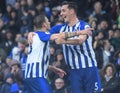 Pascal Gross and Lewis Dunk Royalty Free Stock Photo