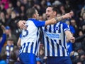 Pascal Gross and Lewis Dunk Royalty Free Stock Photo