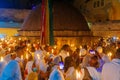 Paschal Vigil Easter Holy Saturday of Ethiopian Orthodox Tewahedo Church Royalty Free Stock Photo